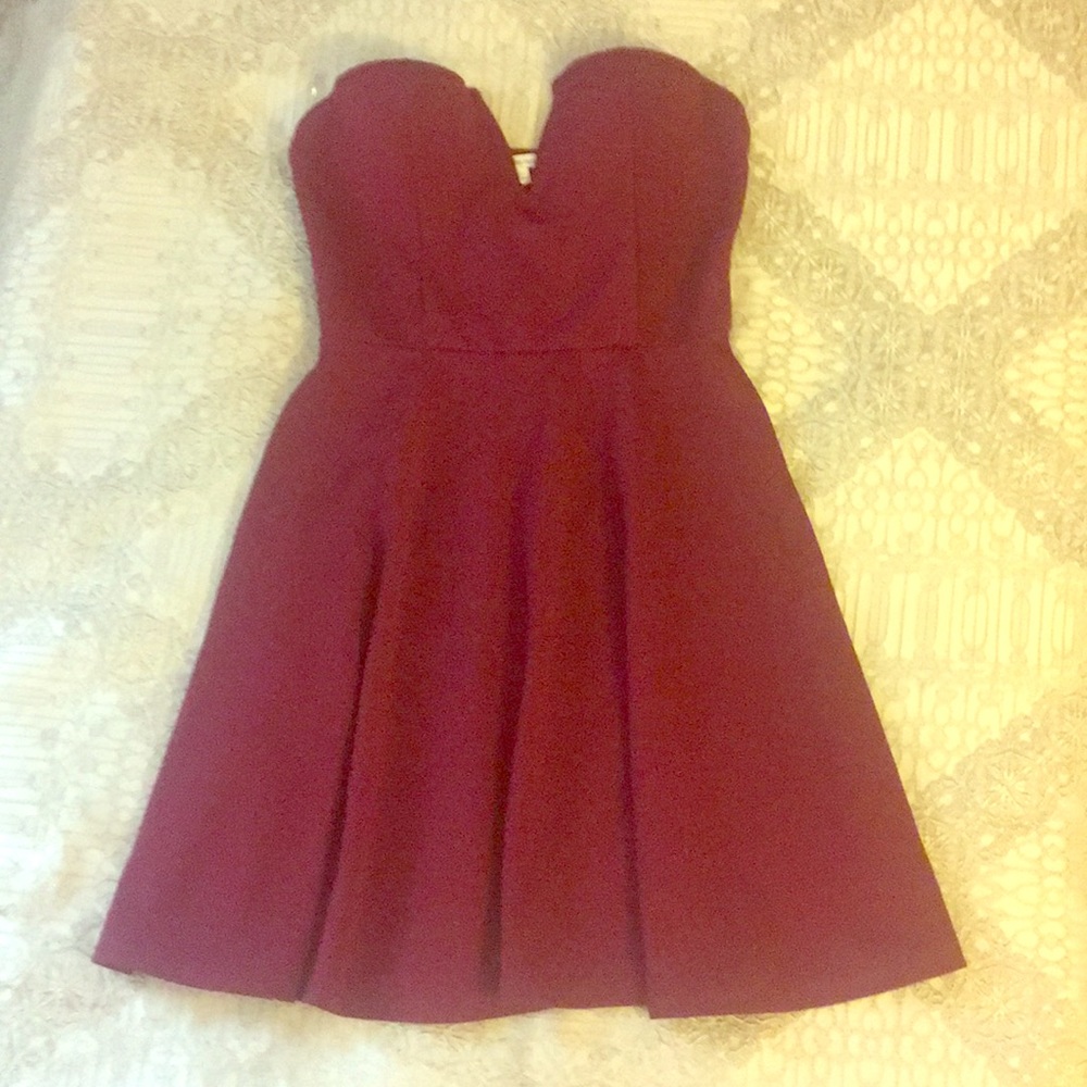 Maroon Cocktail Dress